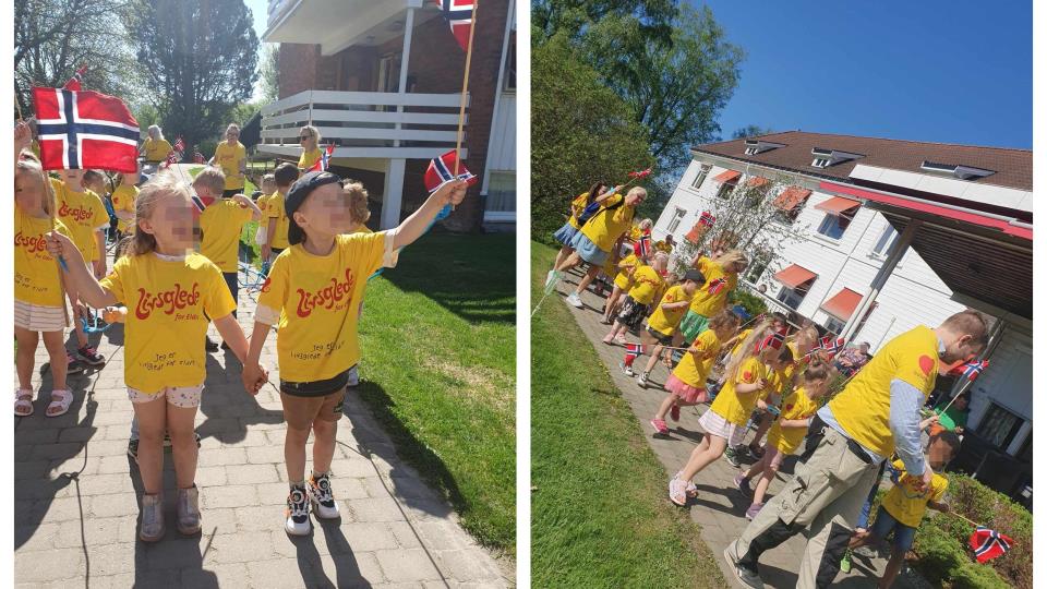 Lenke til artikkel: Sønsterud barnehage på 17. mai-øvelse
