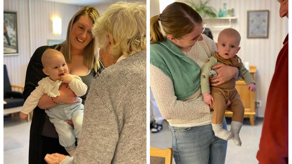 Lenke til artikkel: Babytreff på sykehjemmet 5. april