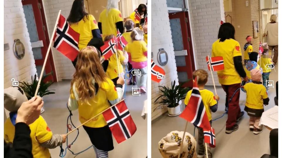 Lenke til artikkel: Øver på 17. mai-feiringen